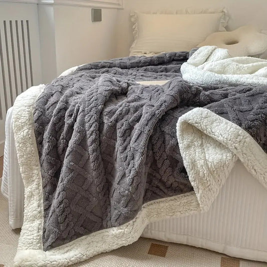 Sherpa Fleece Blanket | Deep warmth, soft comfort, and timeless coziness